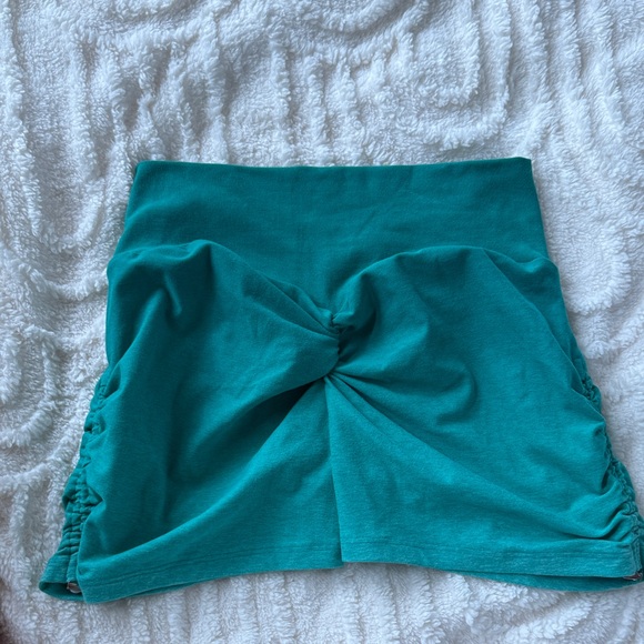 Bombshell Sportswear Turquoise Shorts - Picture 3 of 6